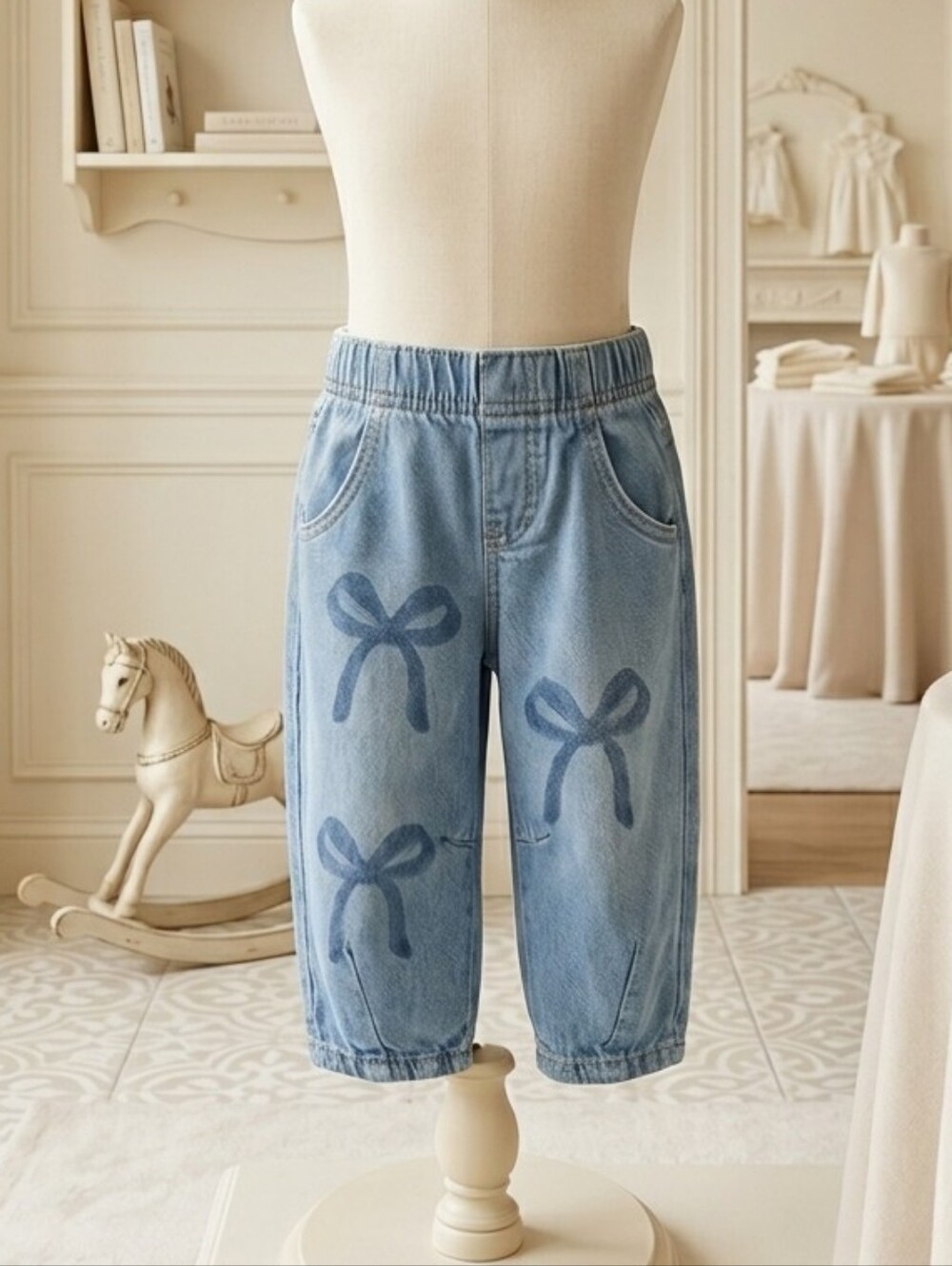Old Navy Bow Detail Pull-On Jeans – Size 2T